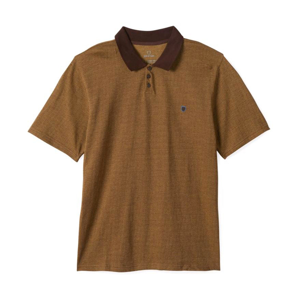 Shield Herringbone S/S Polo