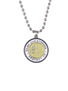 St. Christopher Necklace - Citrine/ White