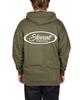 Stewart Surf Oval Hooded Zip Front Sweatshirt