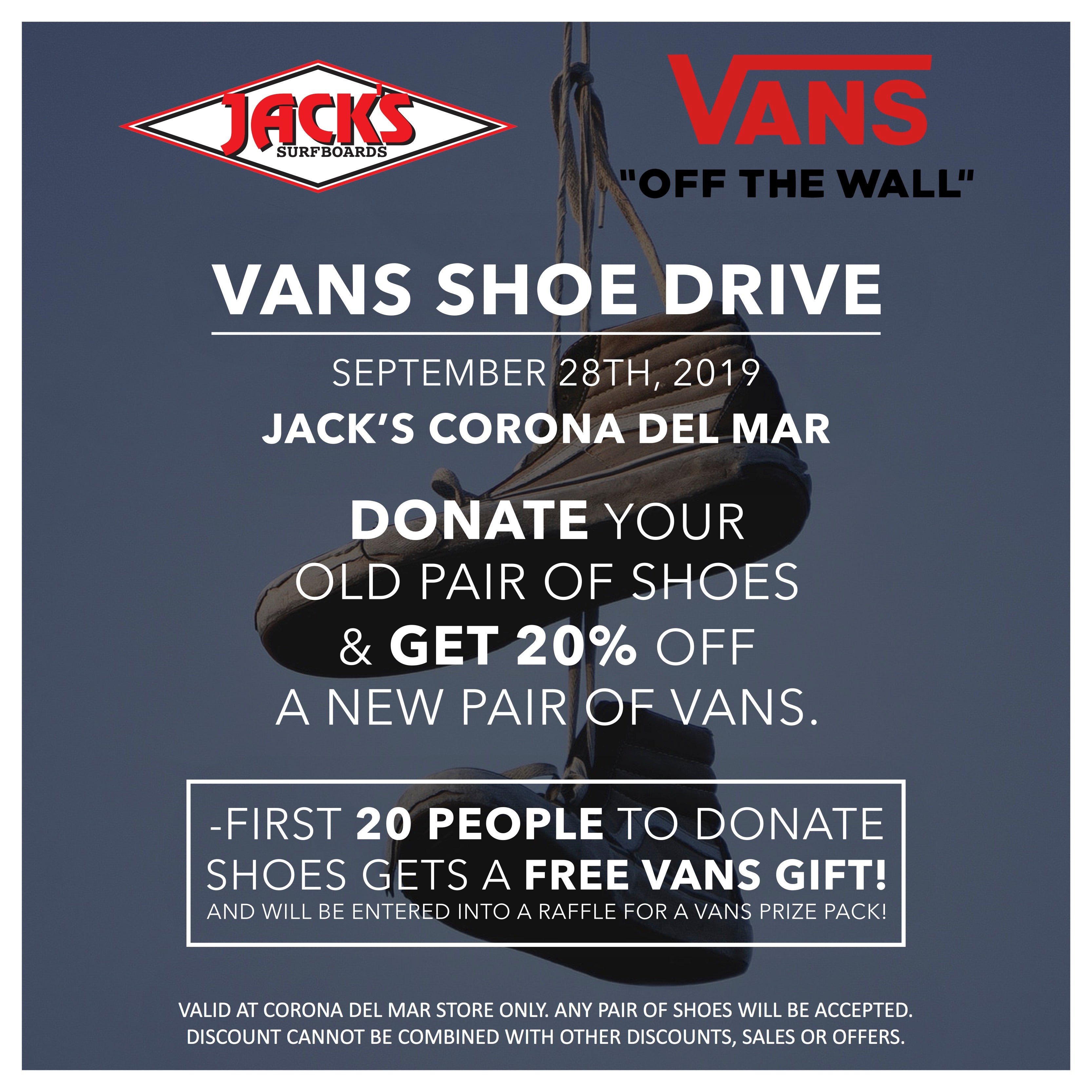 discount at vans store