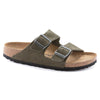 Arizona Suede Leather Sandal (Wide)