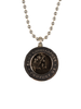 St. Christopher Necklace -  Black/ Charcoal