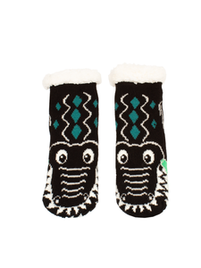 Kid's (8-16) Crocodile Sherpa Socks