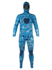 Men's Free Diver 2-Piece Set Hooded Full Wetsuit 3mm