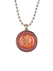 St. Christopher Necklace - Strawberry/ Orange