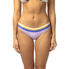 Sunrise Stripe Cheeky Coverage Hipster Bikini Bottom