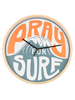 Pray For Surf Clock