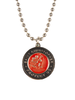St. Christopher Necklace - Red/ Black