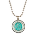 St. Christopher Necklace - Turquoise/ Sky Blue