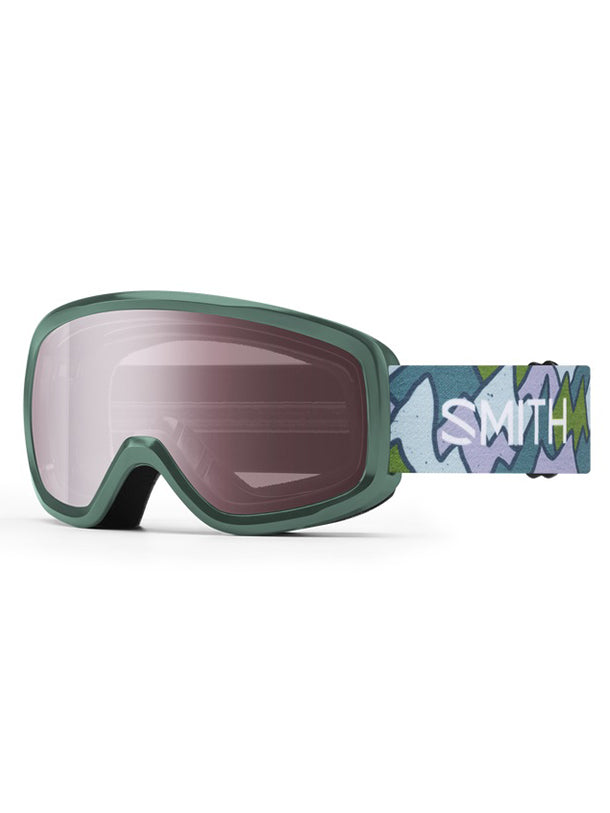 Youth Snowday Snow Goggles '24 - Alpine Green Peaking/ Ignitor Mirror