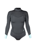 Women's Axis Long Sleeve Cheeky Cut Back Zip Spring Wetsuit 2mm