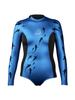 Women's Ocean Rasmey Water Inspired Axis Back Zip Long Sleeve Glideskin Springsuit 2mm