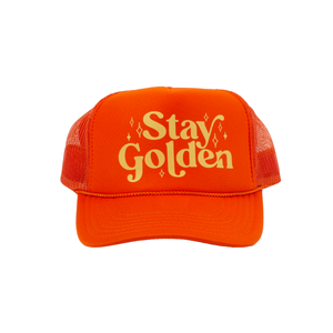 Stay Golden Trucker Hat