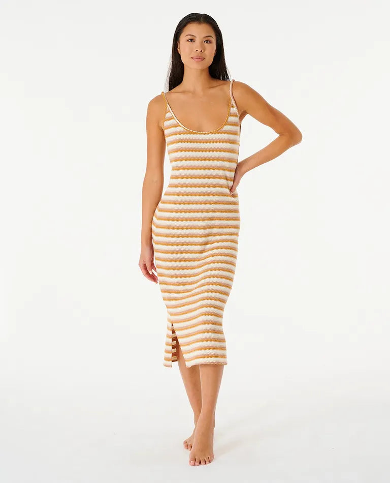 Bobbi Stripe Midi Dress