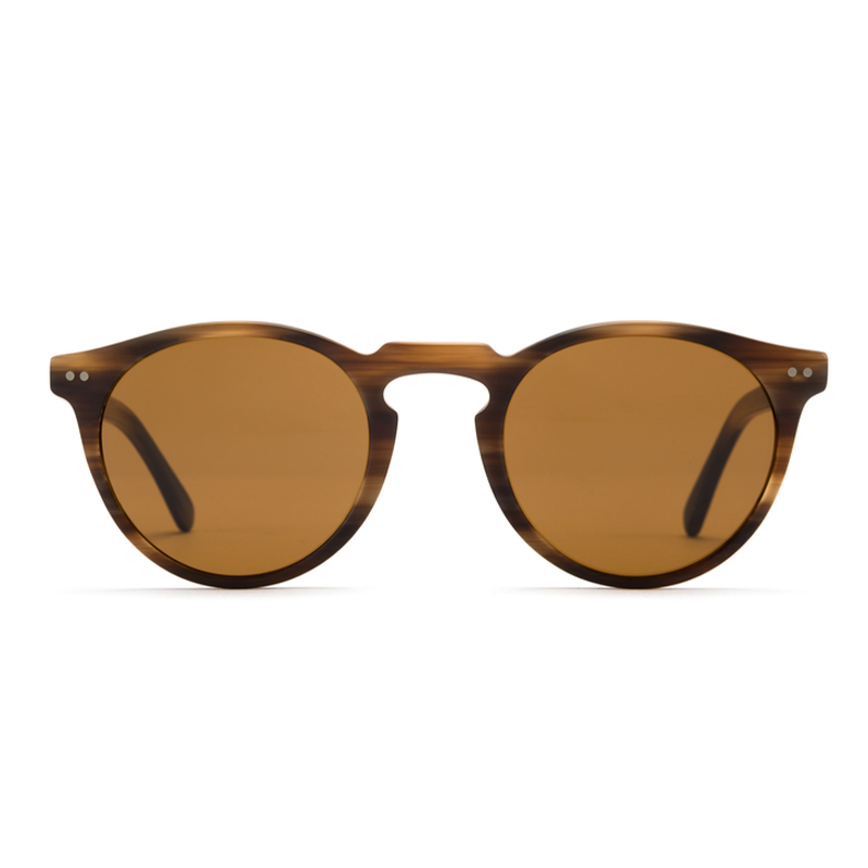 Omar Eco Sunglasses (Horn Wood/Brown Polar)