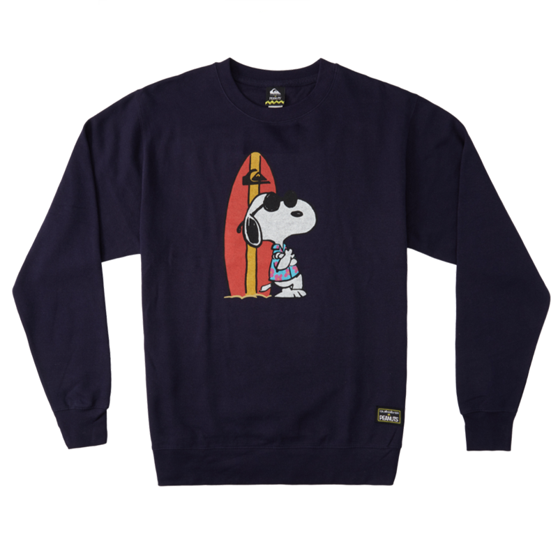 Image of Peanuts x Quiksilver So Cool Crewneck Sweatshirt