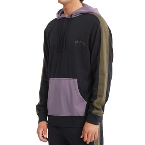 Wave Washed Blocked Pullover Hoodie (PS)