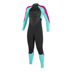 O'Neill Girl's Epic 4/3mm Back Zip Fullsuit Wetsuit SP20