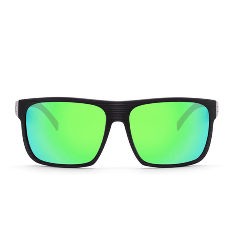 After Dark Sunglasses (Black Matte/Mirror Green Polar)