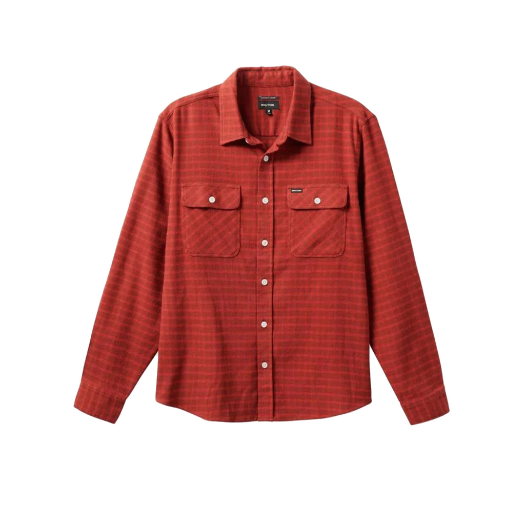 Bowery Stretch L/S Crossover Flannel