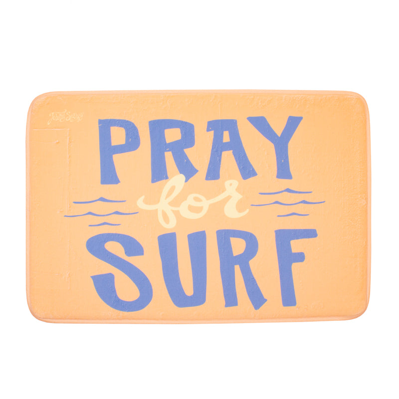 Pray for Surf Bath Mat