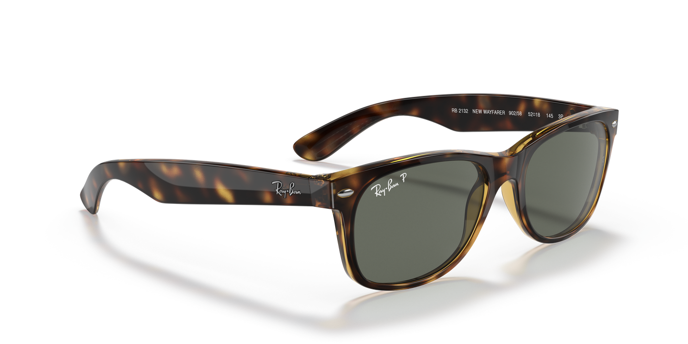 RB2132 New Wayfarer Classic Sunglasses - Tortoise - 805289330479