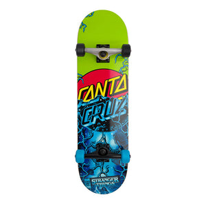 Santa Cruz X Stranger Things Classic Dot Large 8.25" Complete Skateboard