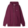 Tab Zip-Up Hooded Pullover