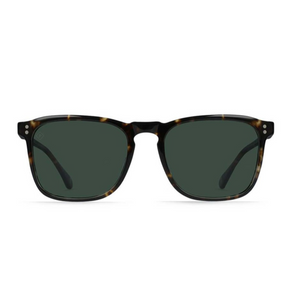Wiley Polarized Sunglasses - Brindle Tortoise / Green