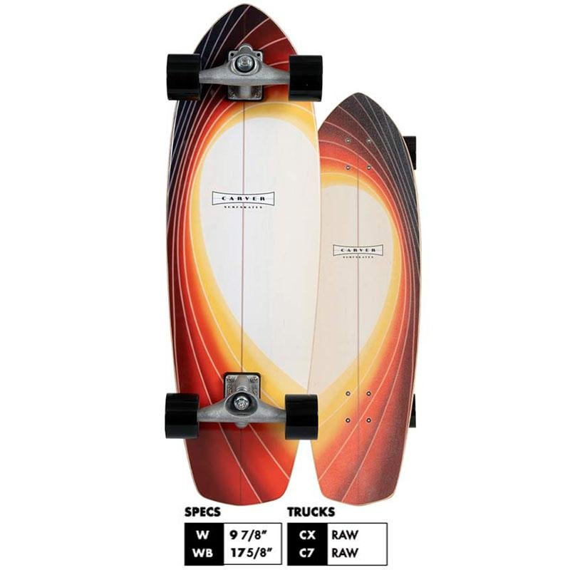 CX Raw 32" Glass Off Surfskate Complete 2020