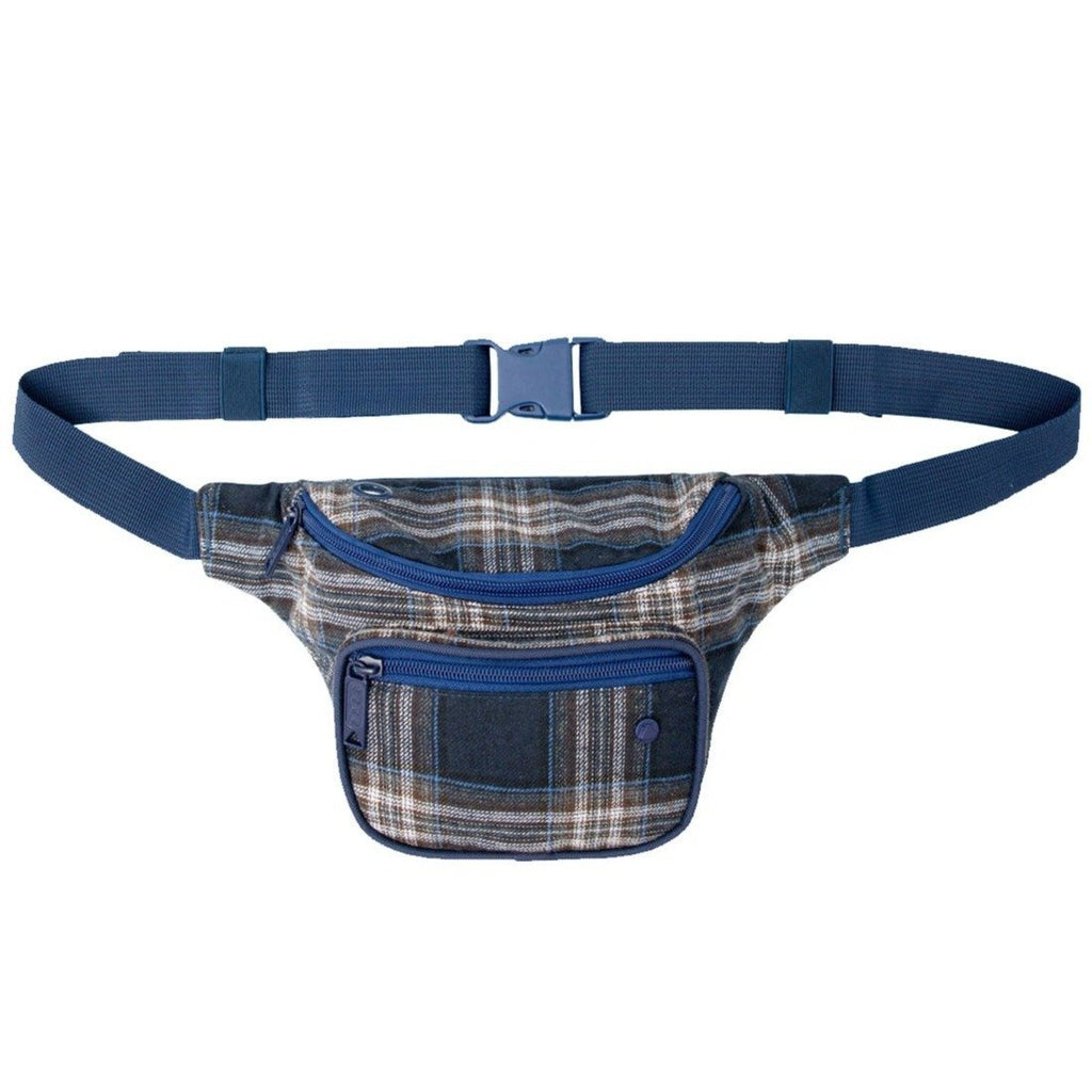 Flanders Deluxe 'Blue Plaid' Sling Bag