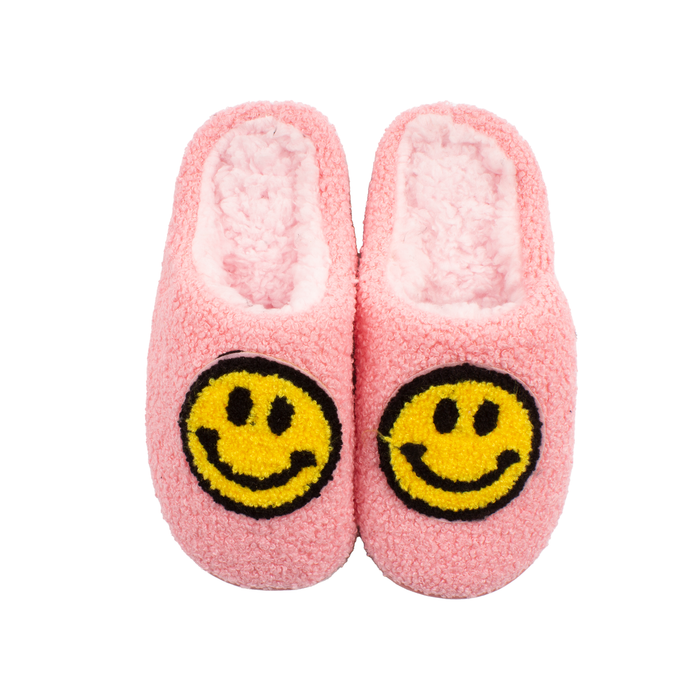 Smiley Jr Kid's Slippers-Pink