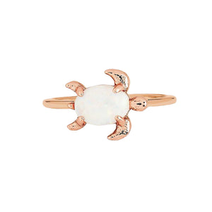 Opal Sea Turtle Ring