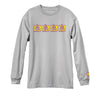 Original Napkin 4-Bar Silver Long Sleeve Tee