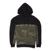 Wave Washed Blacked Pullover Hoodie