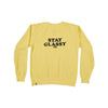 Women's Stay Glassy Sunshine Boyfriend Crewneck Sweatshirt