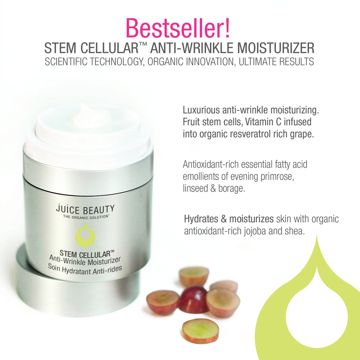 Stem Cellular Anti-Wrinkle Regimen for Younger Looking Skin