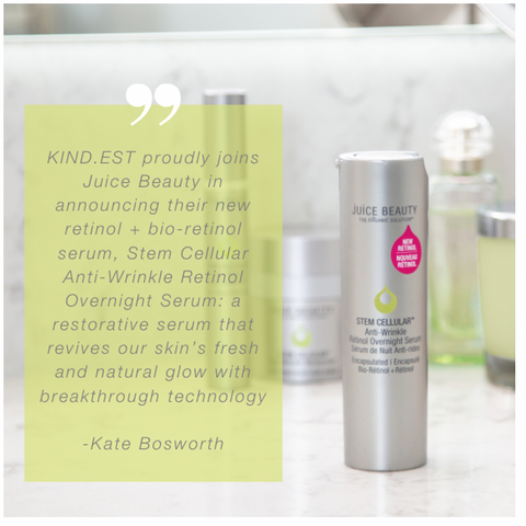 Retinol Overnight Serum is Kate Bosworth Kind.est Approved Quote