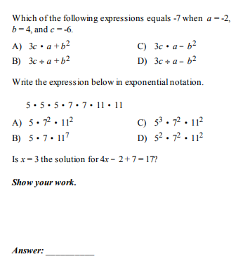 site edu math exam 6th grade