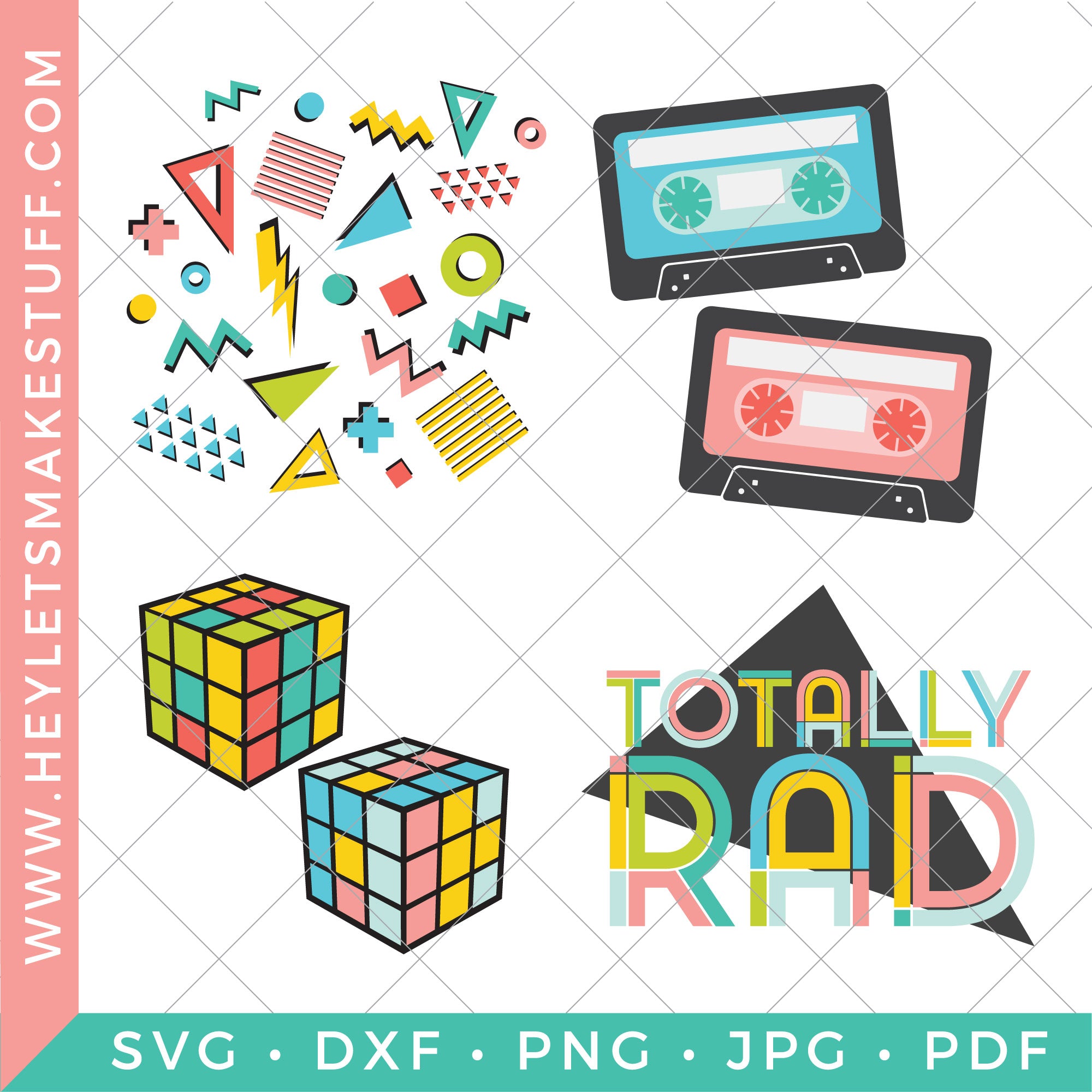 Totally Rad 80s Svgs Hey Let S Make Stuff