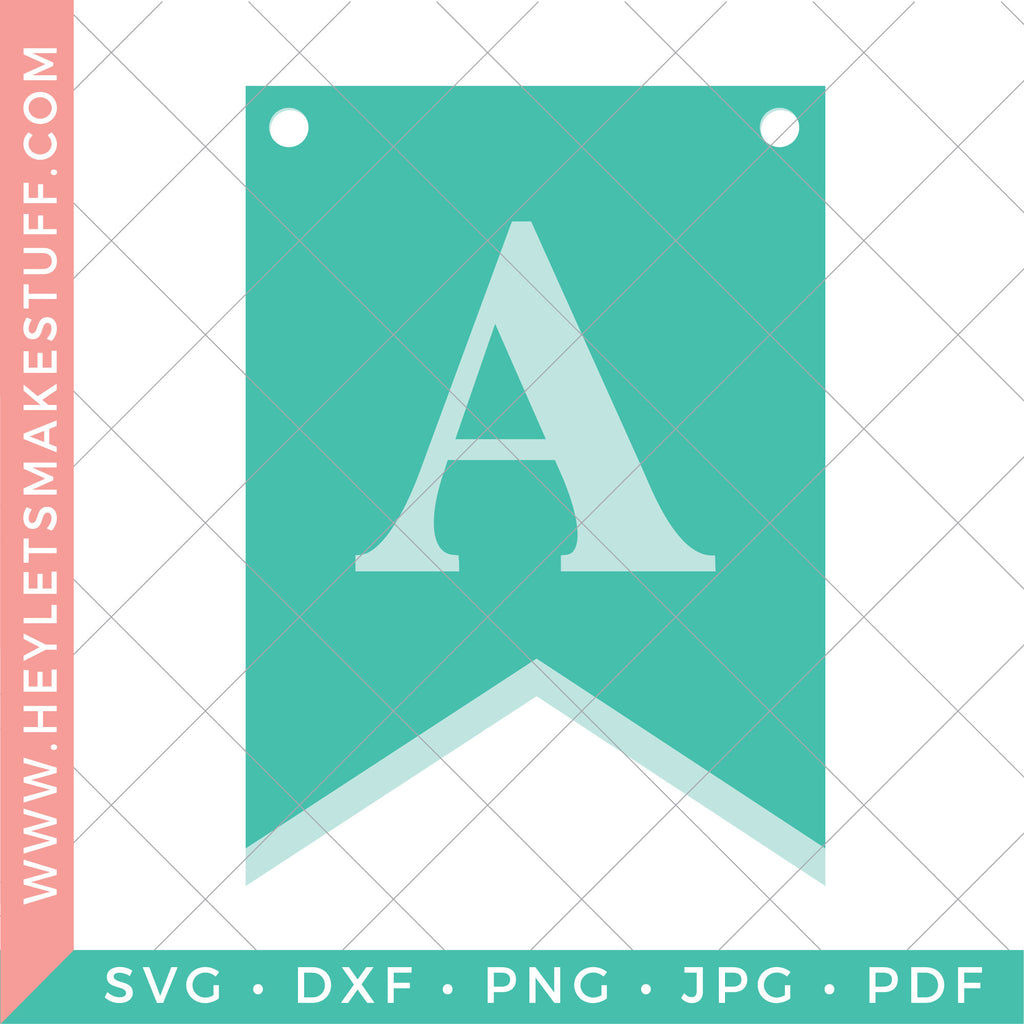 Download Alphabet Banner Svg Swallowtail Hey Let S Make Stuff