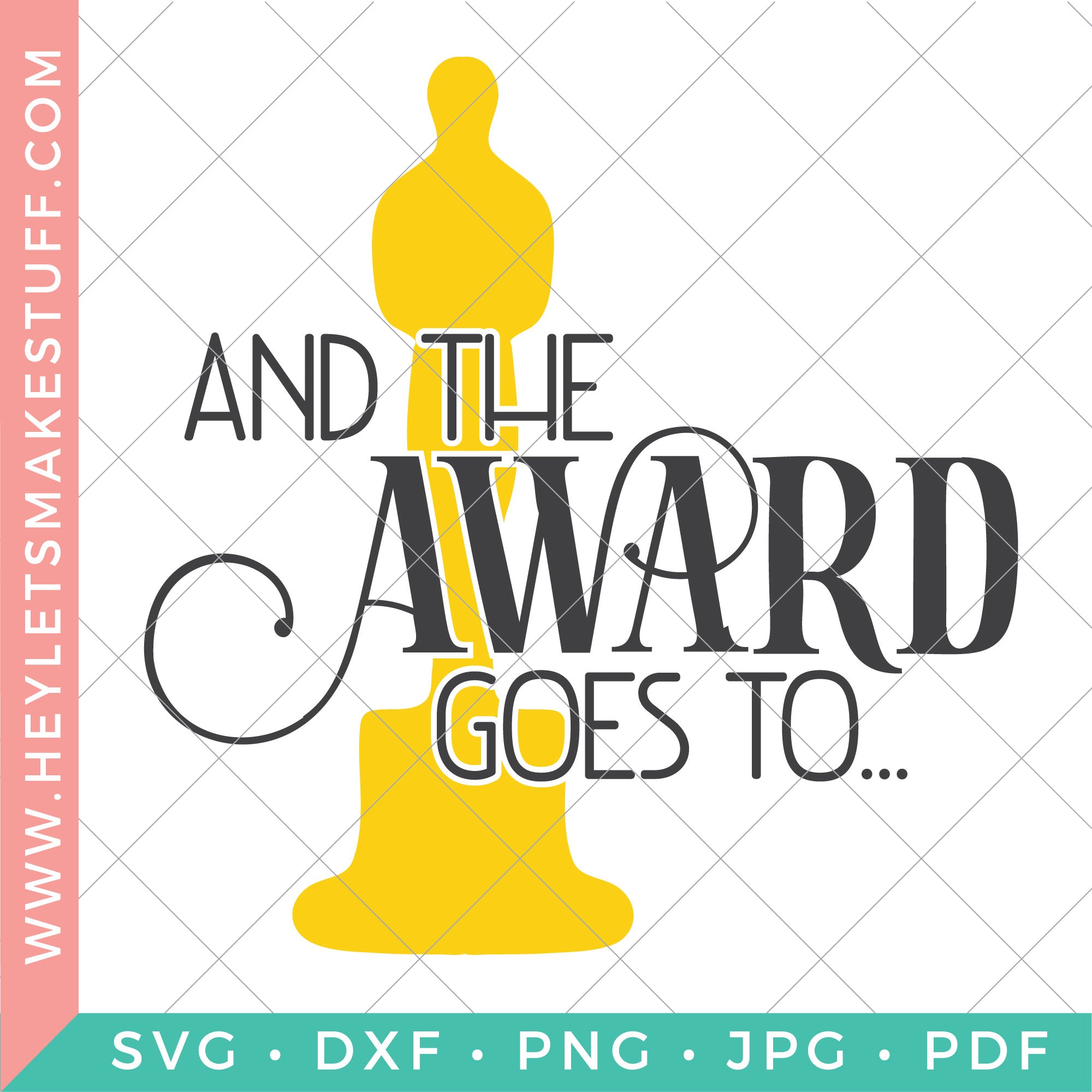 Download Oscars Svg Bundle Four Glitzy Cut Files For The Academy Awards