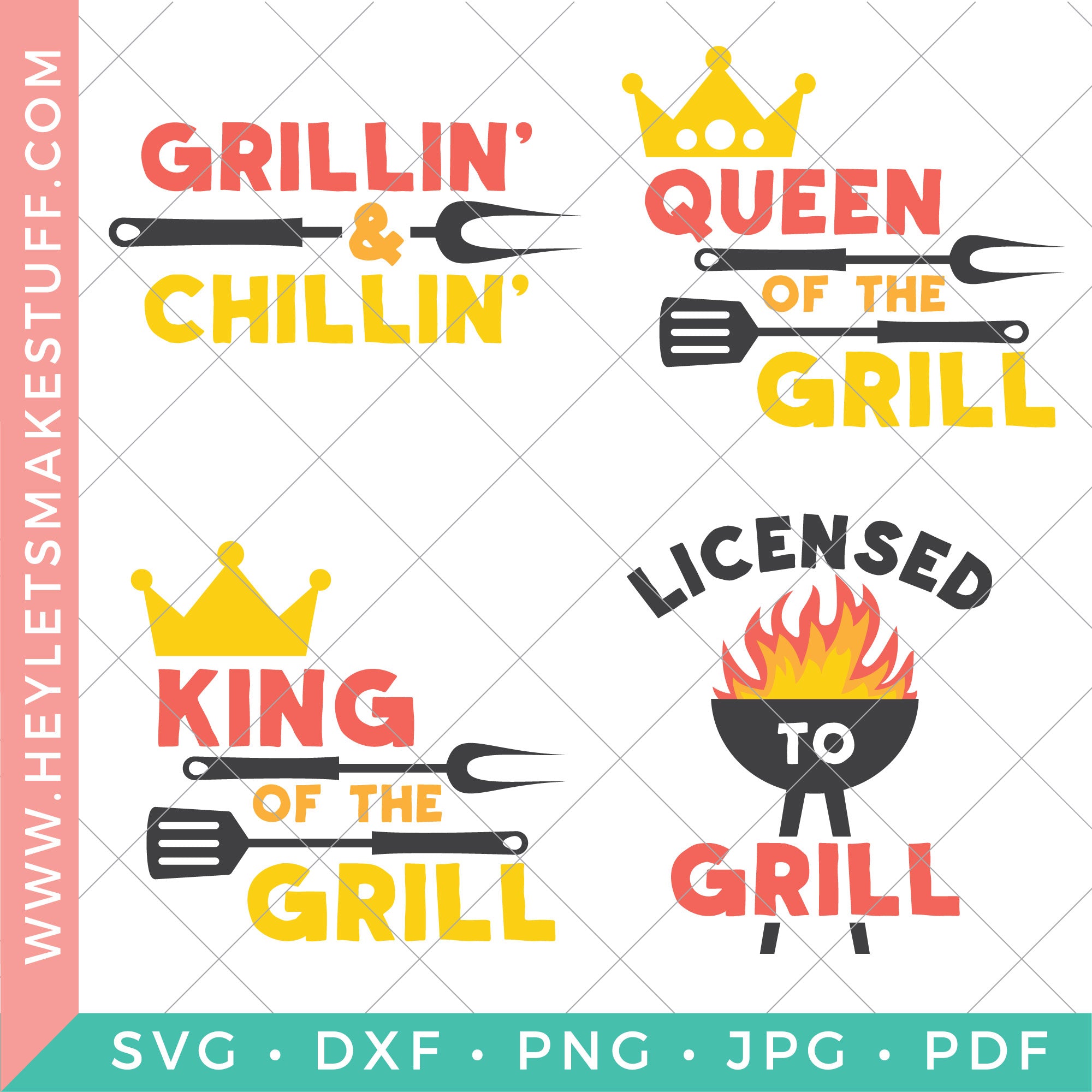 Four Barbecue Svg Files For All Your Grillin Needs Hey Let S Make Stuff