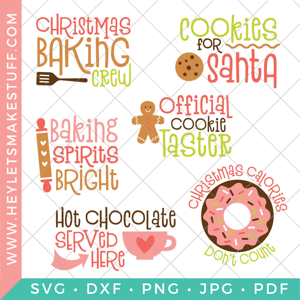 Download Christmas Baking Svg Bundle Hey Let S Make Stuff PSD Mockup Templates