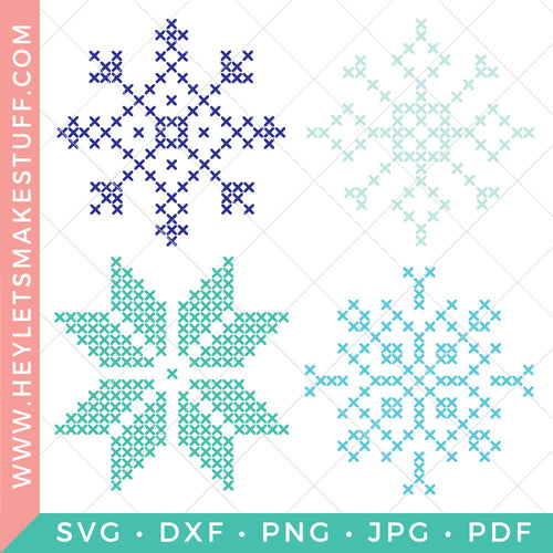 Classic Snowflake Cuttable Pillow Box for Small Gifts SVG