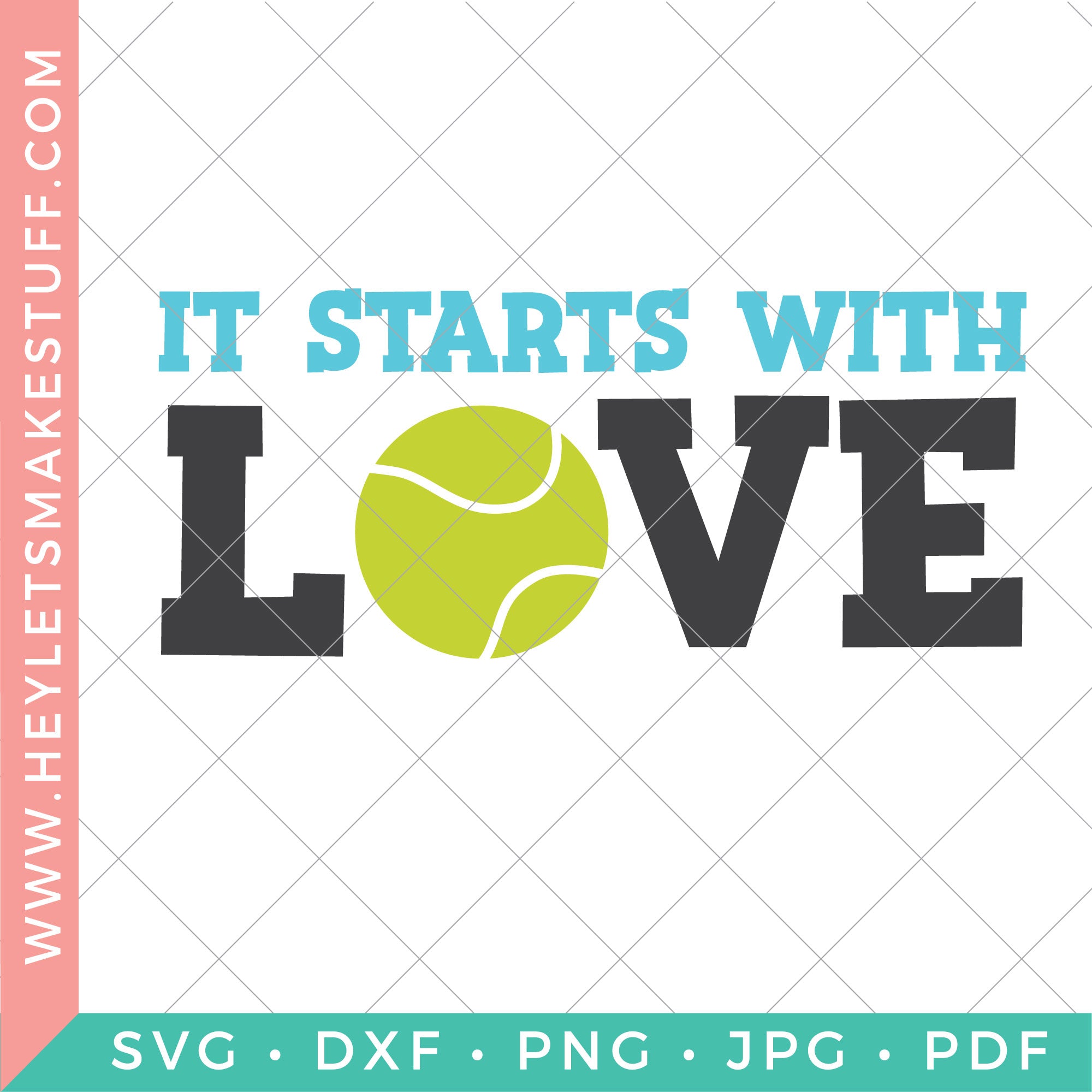 Four Tennis Svg Files To Ace Your Match Hey Let S Make Stuff