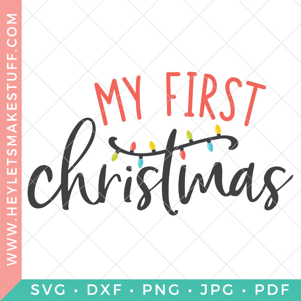 Free Free 345 Baby&#039;s First Christmas Svg Free SVG PNG EPS DXF File