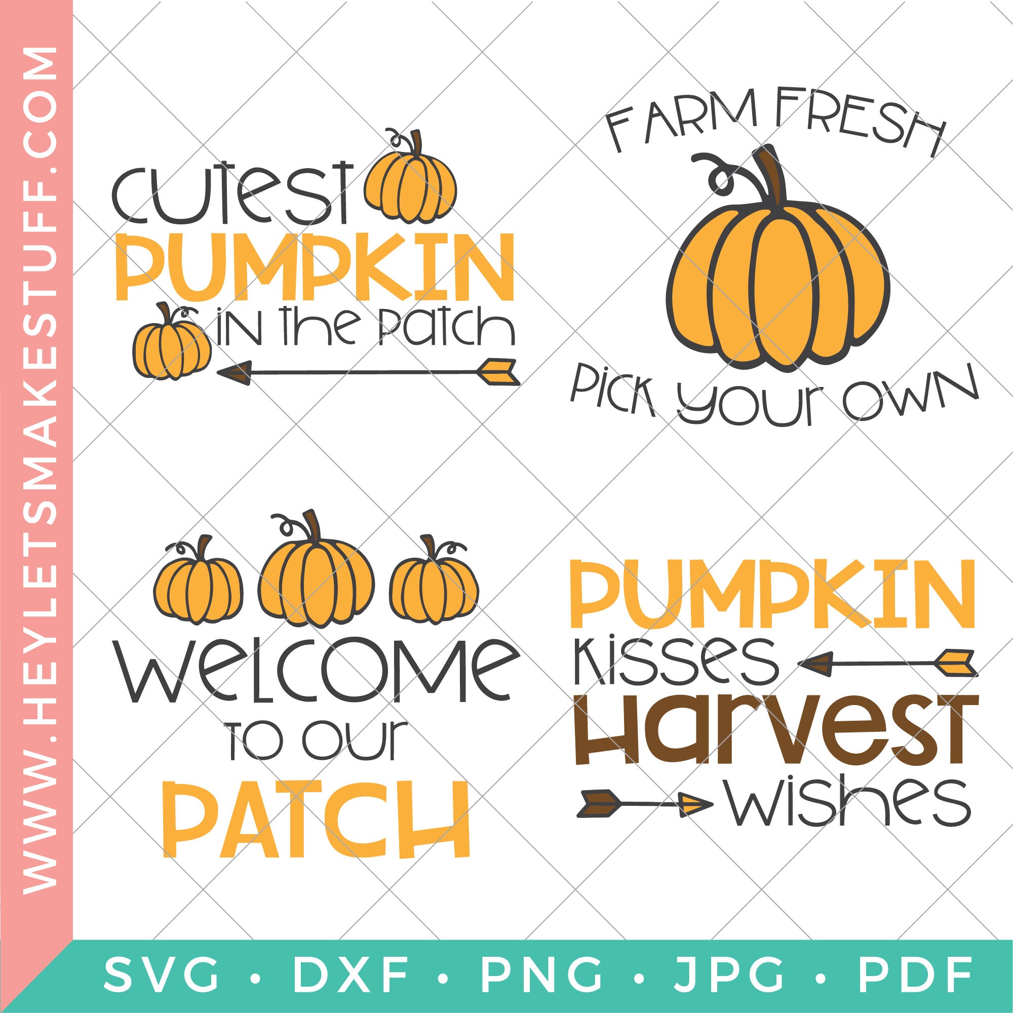 Download Adorable Pumpkin Patch Svg Files Hey Let S Make Stuff PSD Mockup Templates