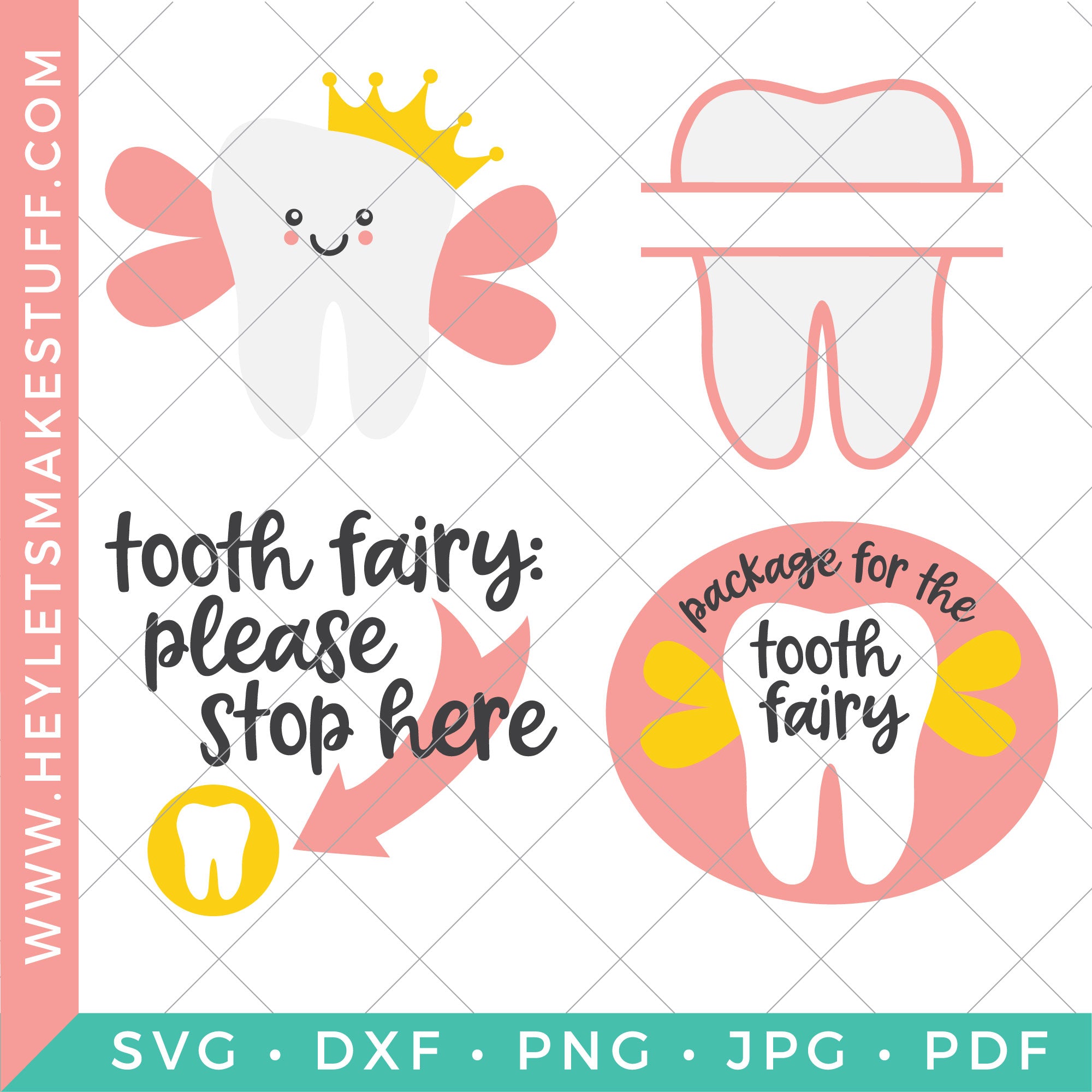 Download Tooth Fairy Svg Bundle For Cricut Silhouette Crafting