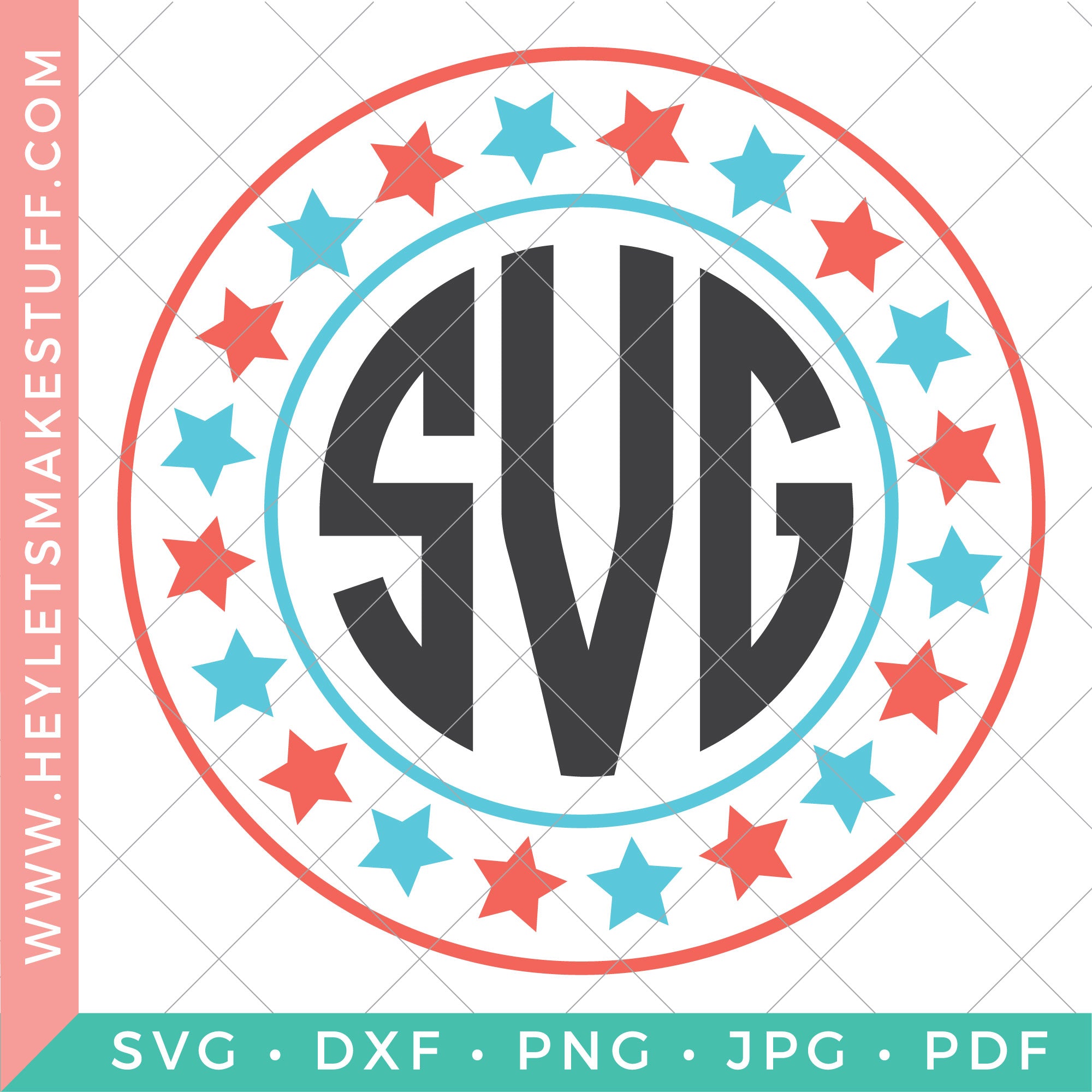 Download 4th Of July Monogram 4 Svg Hey Let S Make Stuff